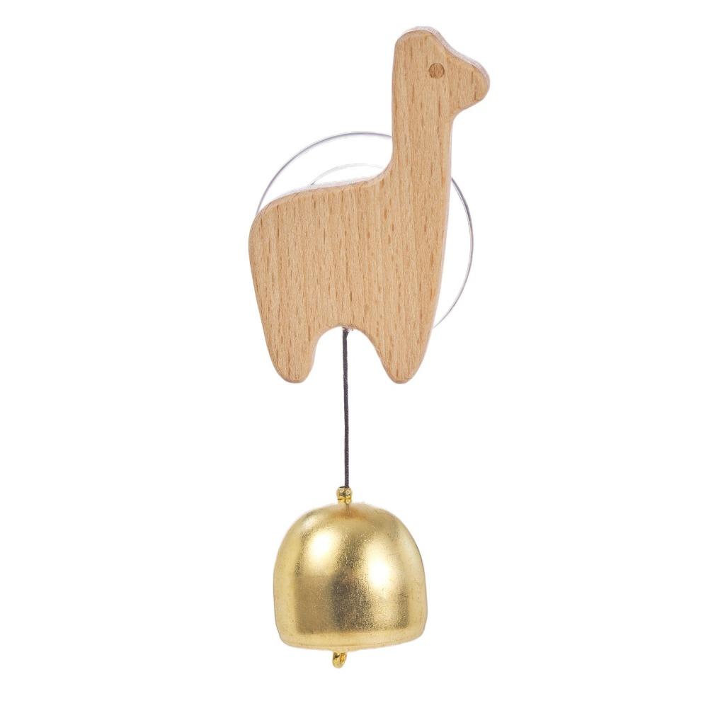 Suction Cup Animal Shaped Wind Chime Brass Collision Bell Entry Reminder Bell Pendant  Front Door