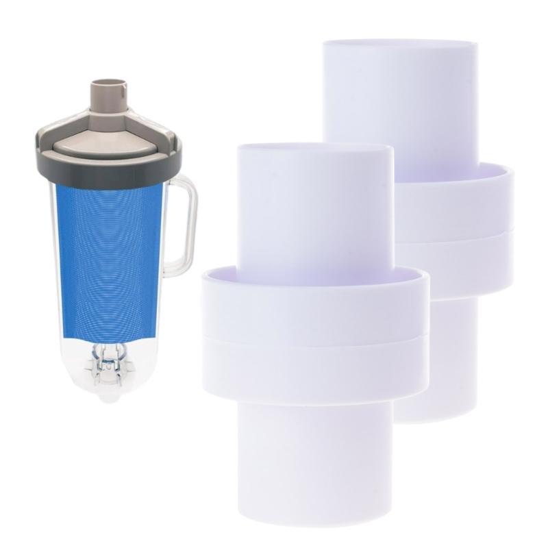 Pack of 2 Multifuntional Pool Vacuum Hose Adapter Pool Hose Connector ABS Texture Suitable for Plastic Pool Equipment
