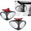 Car Blind Spot Mirror Wide Angle Rear View Mirror Blind Spot For Front/rear Observation Universal,left+right - DD