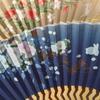 Ancient Chinese Style Ladies Cheongsam Fan Portable Bamboo Rib Cloth Hand Fan Classical Girl Hanfu Dance Performance Folding Fan