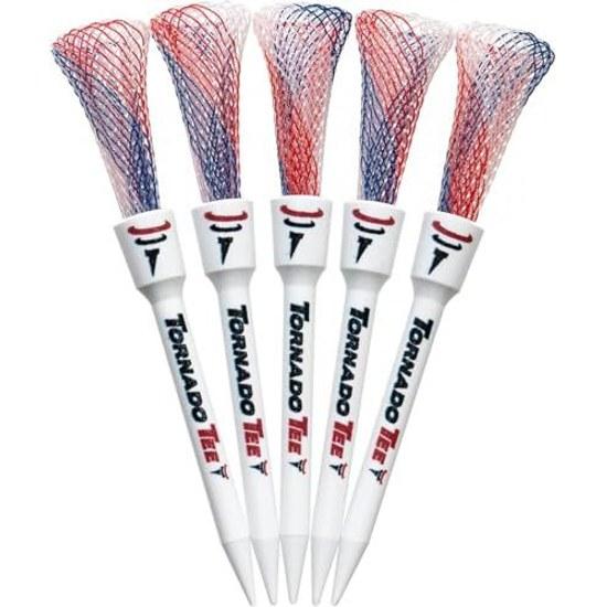 Tornado Tee Golf 5 Pack 3.25 inches 4 Drakon Fluorescent Color Short