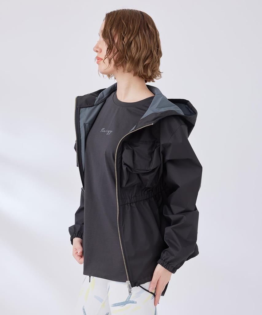 Nergy Cargo Pocket Blouson Black and Popular In Women's Three-Layer (NJL33010, Maine) - Windproof, Breathable, Water-Repellent. Stores.