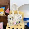 New Cute Large Capacity Ita Bag Lolita Girls Transparent Bag DIY Badge Display Shoulder Bag Fashion Comic Exhibition Handbag