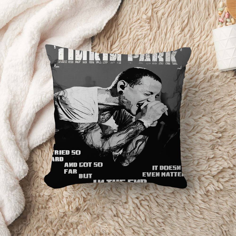 Band L-Linkin P-Park Cool Personalized Pillow Dust Cover Bedroom Kids Party Decoration Pillowcase Birthday Children Gift