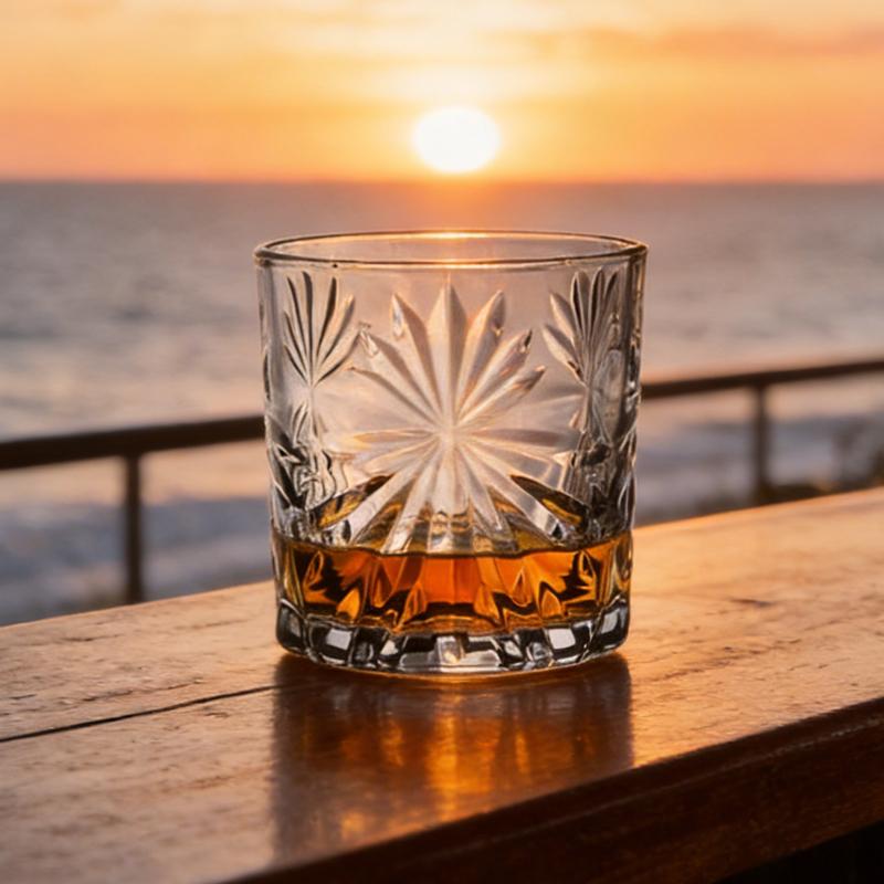 310ml/320ml Whiskey Brandy Cups Cocktail Glass Engraved Glass Cup Party Luxury Transparent Juice Milk Beverage Mugs Drinkware