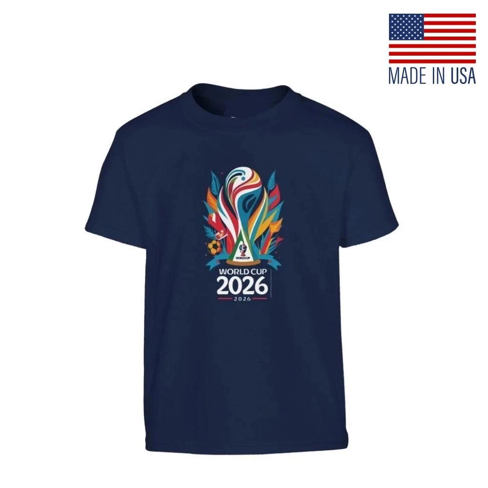 Футболка Чемпионата мира 2026 - Футболка Чемпионата мира - Футболка Чемпионата мира США XXL