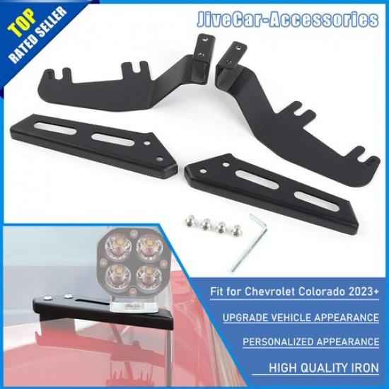 2PCS Light Brackets Hood Hinges Mount Bracket Kit for Chevrolet Colorado +