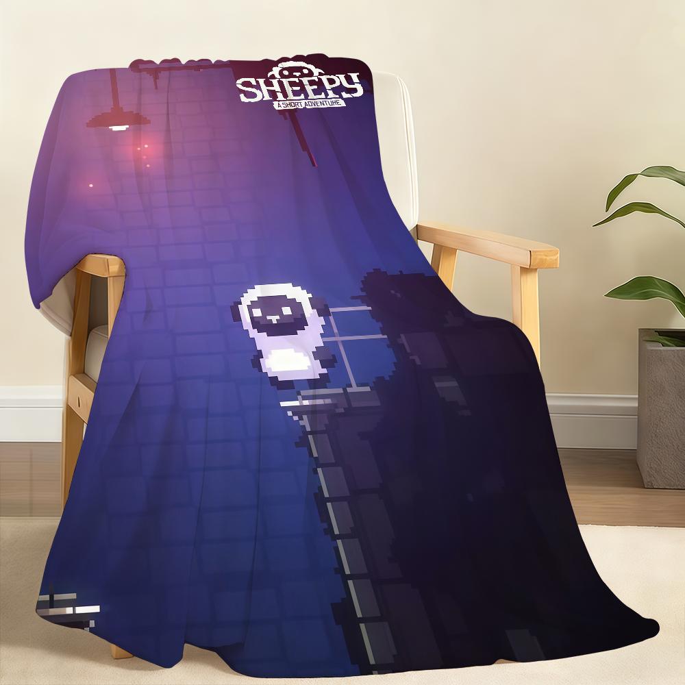 Game S Sheepy Blanket Soft Throw Blanket for Home Bedroom Bed Sofa Picnic Travel Office Rest Cover Blanket Gift