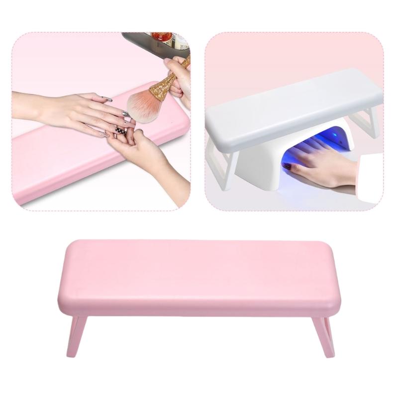 Portable Manicure Handrest Stand for Comfortable Nail Art Accesories for Home or Salon Hand Rest For Extended Nail Work