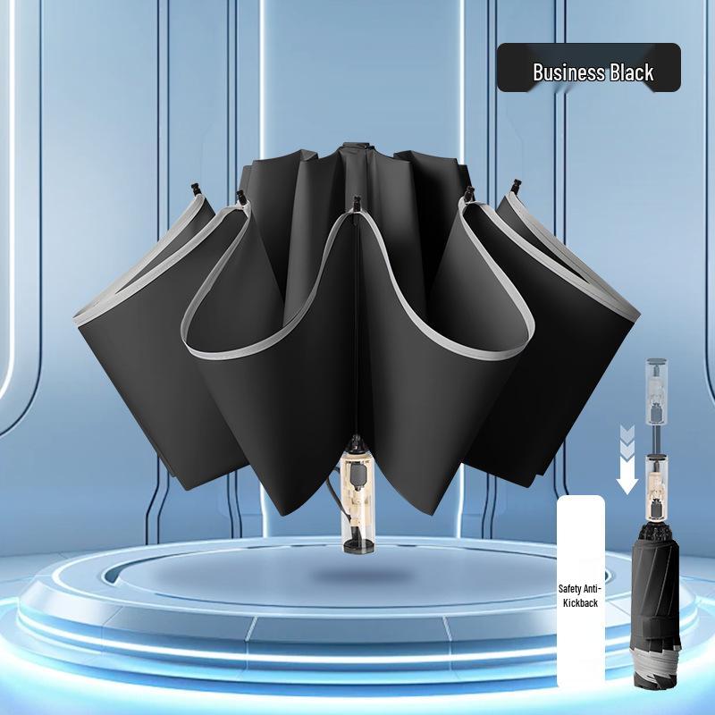 Automatic Reverse Fold Umbrella - Dual Use, Sun & Rain UV Protection, Ideal for Corporate Gifts and Advertising.