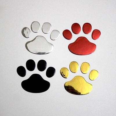 Bear Paw PVC Car Sticker - Creative Adhesive Dog Paw Decal