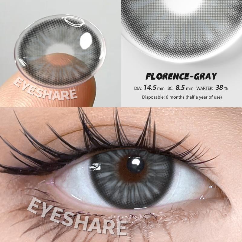 Eyeshare 1 Paar FLORENCE Serie Auge Natürlich Aussehende Farbige Kontaktlinsen Kosmetische Kontaktlinsen