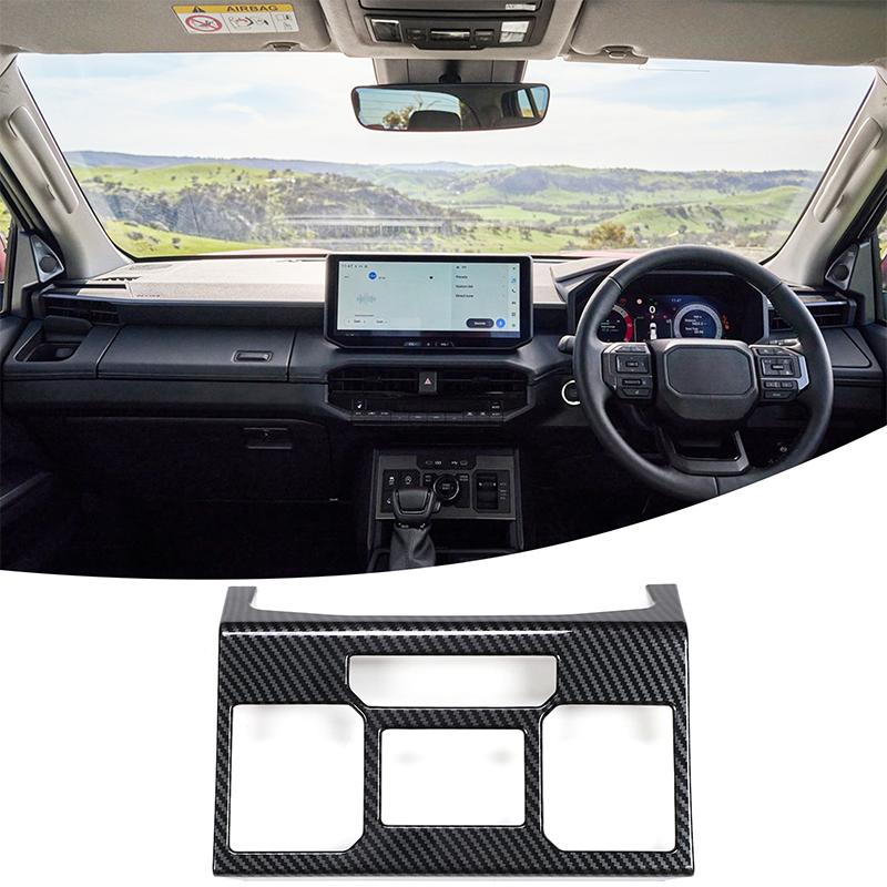 ABS Carbon Fiber For Toyota Hilux 2026+ Interior Accessories Door Handle Window Rises Switch Cover Gear Box Shift Panle Cover