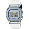 Casio G-Shock Precious Heart Selection Mittlere Größe Metallummantelte Uhr GM-S5600LC-7JF Damen Weiß