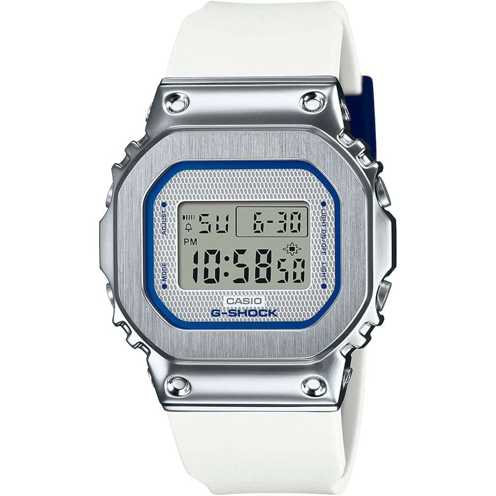 

Casio G-Shock Precious Heart Selection Mid-Size Metal Covered Watch GM-S5600LC-7JF Women s White
