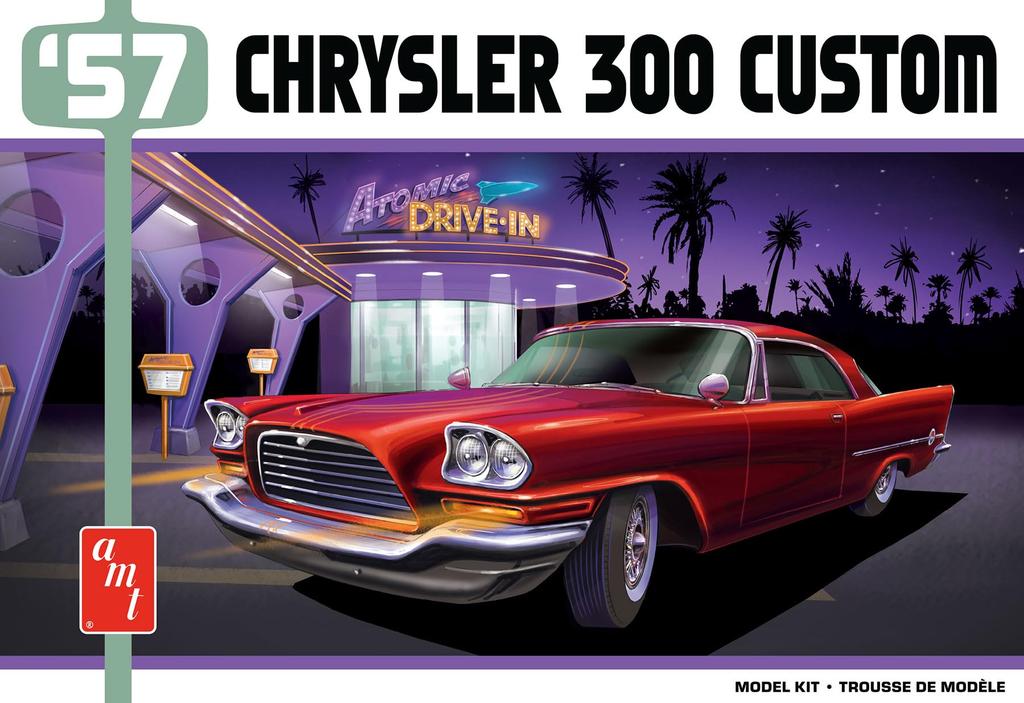 AMT 1/25 Scale 1957 Chrysler 300 Custom Plastic Model Kit (AMT1447)