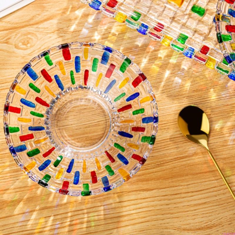 

Ручная роспись, цветное плетеное стекло, хрусталь. Набор салатниц и фруктовниц с подносом. Декор для дома, офиса, свадебный centerpiece. China Mainland