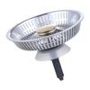 Universals Sink Drain Strainer Baskets Drain Plug Push-type Bounce Cores Drain Filter AntiClogging Sink Stoppers