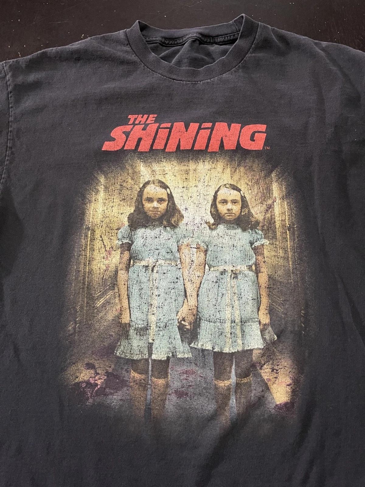 

Universal Studios Halloween Horror Nights 2017 The Shining 100% Cotton T-shirt Mens Tees Top, Black, XL M