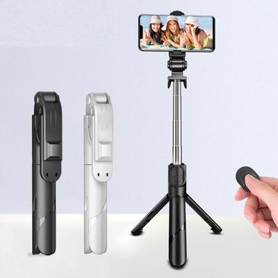 Palo de Selfie inalámbrico Compatible con Bluetooth, minitrípode plegable para teléfono con luz de relleno, Control remoto del obturador para IOS y Android