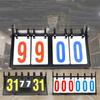 Plastic Sports Scoreboard Waterproof Score Counter Multi-Sport Tabletop Scoreboard  Outdoor Sports