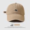 2025 Embroidered Little Fox Baseball Cap for Men & Women - Deep Brim, Sunshade, Breathable