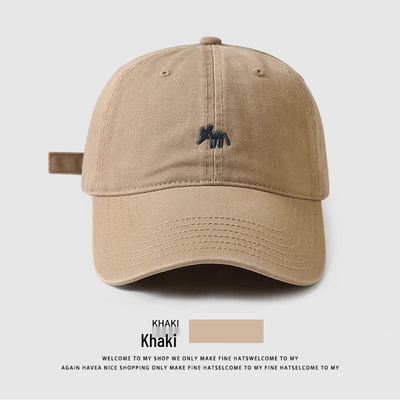 2025 Embroidered Little Fox Baseball Cap for Men & Women - Deep Brim, Sunshade, Breathable