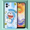 Cartoon Anime Doraemon Phone Case For Samsung Galaxy A01 A03 Core A04 E A02 A05 A10 A20 A21 A30 A50 S A6 A8 Plus A7 Black Cover