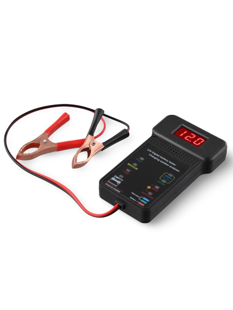 Batterietester Diagnosewerkzeug für 12V Autobatterien Schnelle und genaue Prüfung mit LED-Anzeige und Batteriestatusanzeige