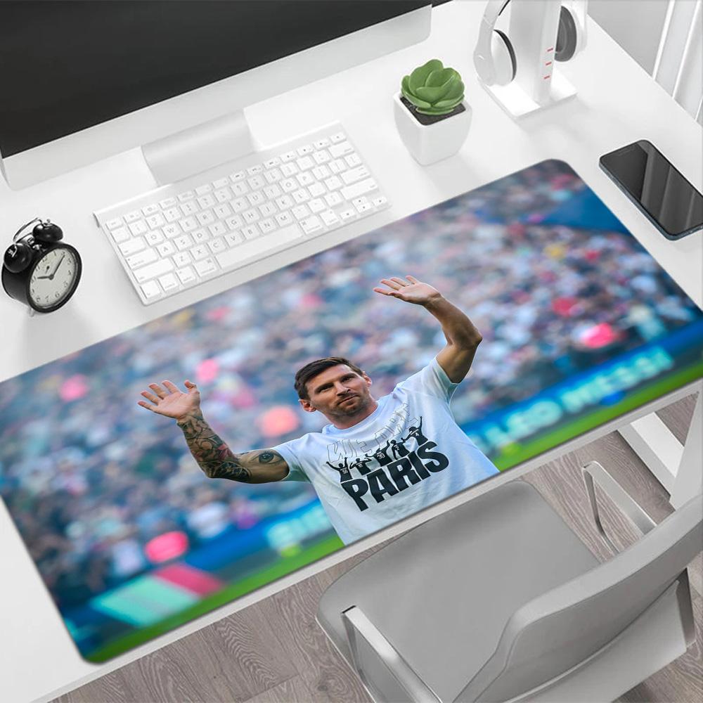 Football Player Jersey Gaming Mouse Pad Keyboard Pad Office Mouse Mats Non-Slip Rubber Bottom Office and Gaming Desk Decoration