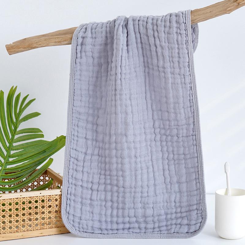 Baby Muslin Burp Cloths Pure Cotton Washcloths 6 Layers Absorbent Soft Towel Gauze Facecloth Saliva Towel Feeding Stuff
