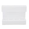 Wall Mount Straw Holder with Adhesive Bottom Drainage Acrylic Cabinet Door Reusable Straw Storage   for Kitchen Tabletop