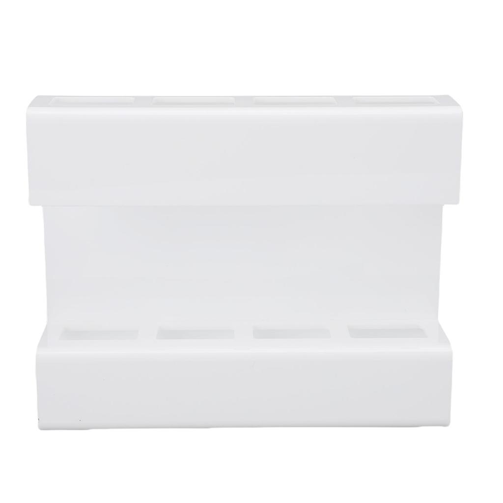 Wall Mount Straw Holder with Adhesive Bottom Drainage Acrylic Cabinet Door Reusable Straw Storage   for Kitchen Tabletop