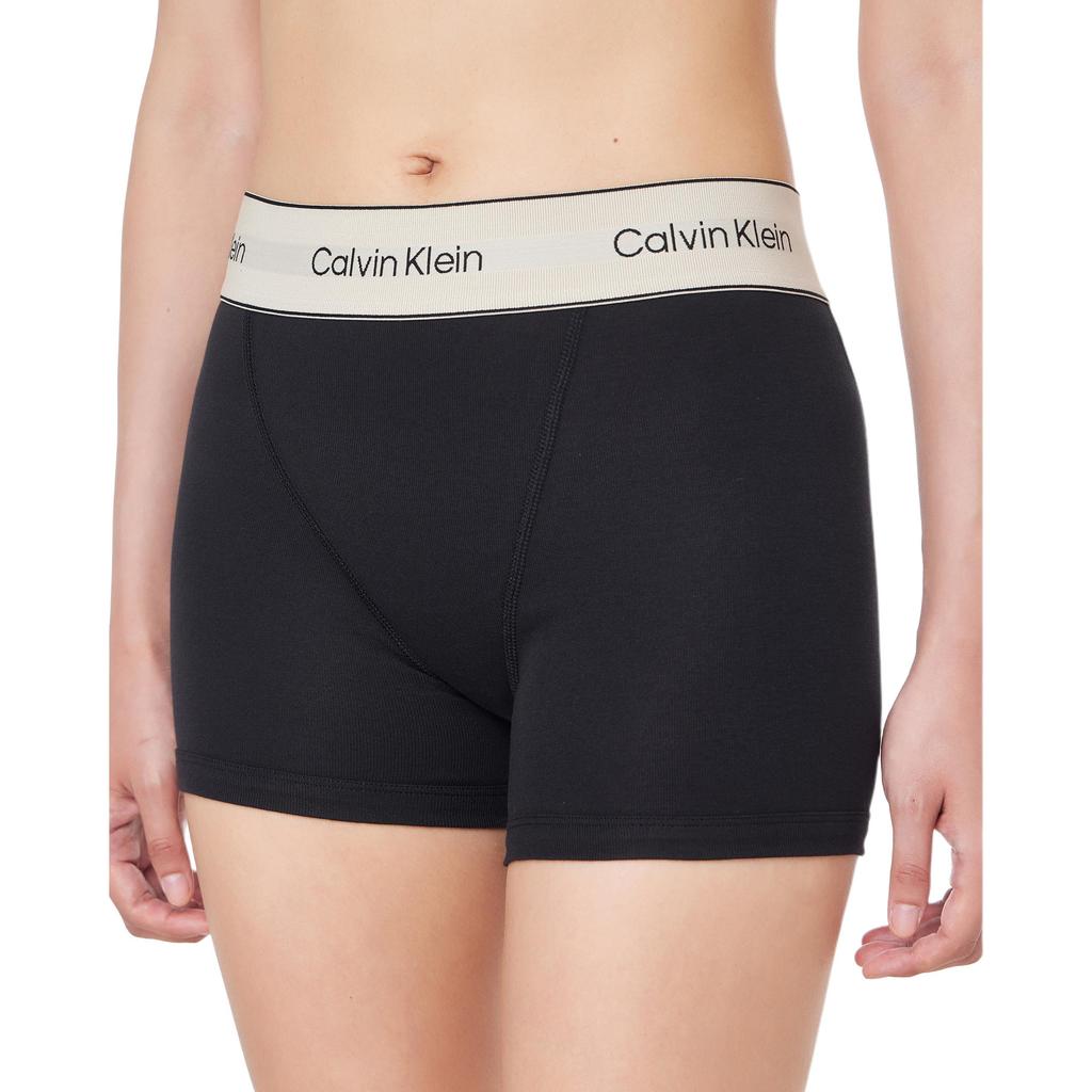 Calvin Klein Color Block High Waist Elastic Letter Boxer Briefs Women underwear QF8371UB1
