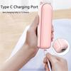 Handheld Mini Fan,  USB Rechargeable Small Pocket Fan, Battery Operated Personal Fan with 3 Speeds for Women Outdoor Travel (Pink)