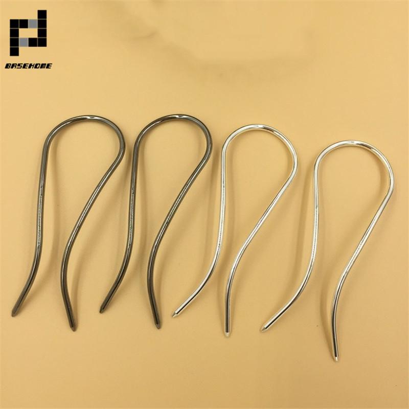 BASEHOME 3x100mm 5pcs/lot Vintage Antique Bronze Hair Jewelry Charm Women Hairpins Barrettes Retro Hair Wear Accessories