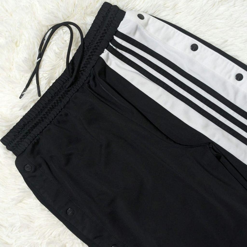 [USED] Adidas Adibreak BLACKPINK Track Pants, Black and White, Size S, Unisex