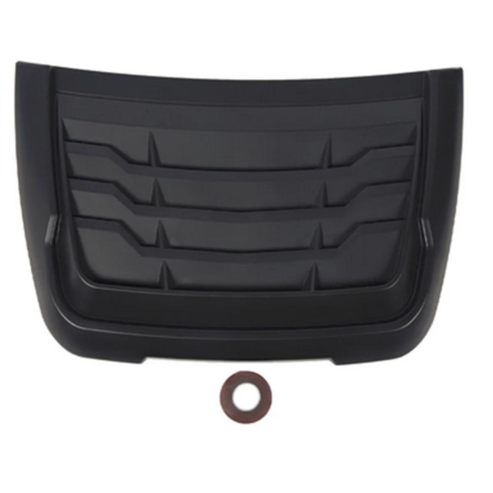 Black Car Exterior Hood Vent Scoop Cover Air Intake Grille Inlet Trim Universal