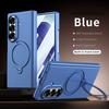 For Samsung Galaxy Z Fold8 Wide /Ultra /Z Fold7 6 5 4 Fashion Premium Skin Feel Shockproof Case Hinge protection Shell Phone Back Cover Ring Stand