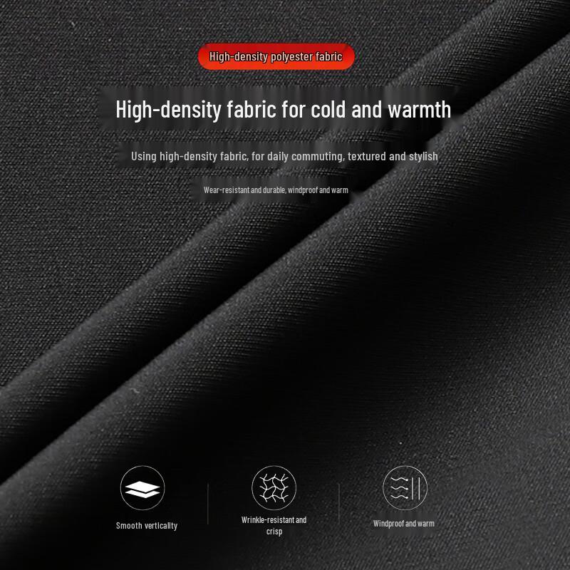 TUCANO Men's Winter Fleece-lined Thick Cotton Jacket