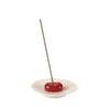 Zen Petal Ceramic Incense Holder - Indoor Tray and Stand Ornament