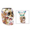 Holder, Novelty Skull Shaped Makeup Organizer, Organizer Storage for Countertop,