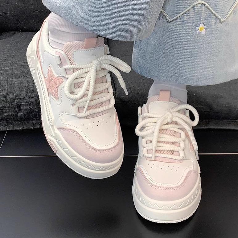 Girls board shoes low-top children's flat bottom 2025 autumn new casual shoes fashion foreign style middle-aged children's sports shoes tide