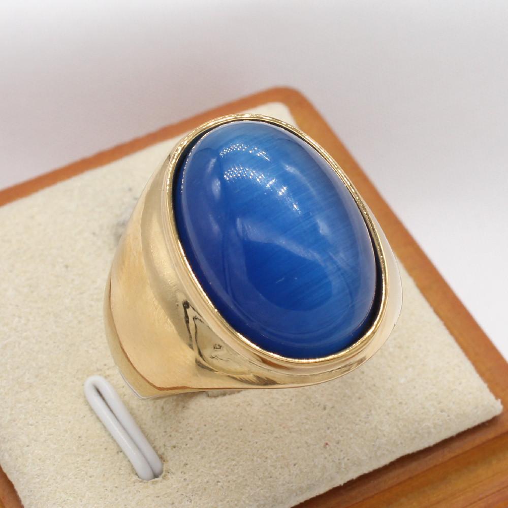 Retro elegante edelstensringer for menn og kvinner, fasjonable og enkle retro smykkeringer