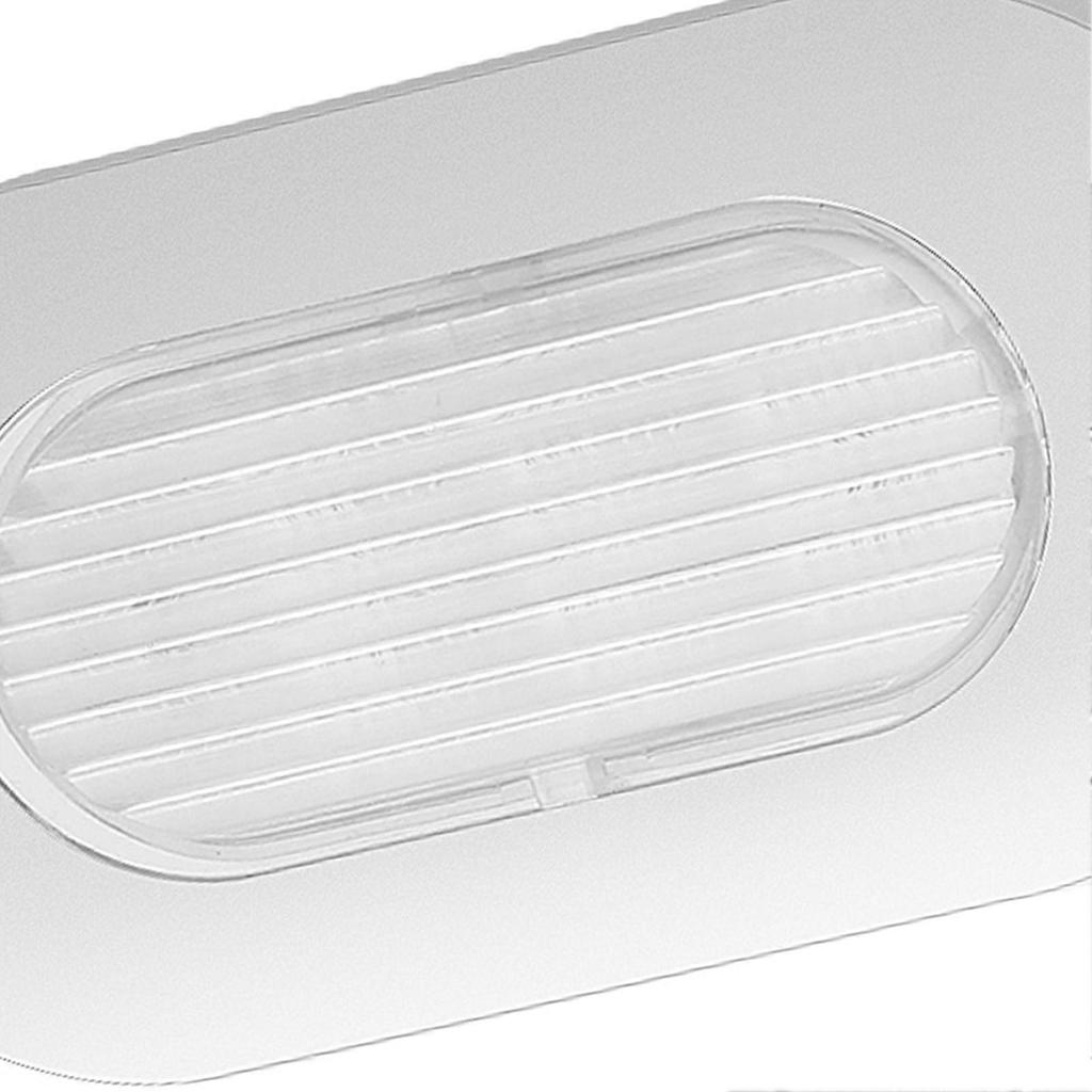 12V White LED Marine Boat Yacht Stainless Steel Oblong Courtesy Light Stair Deck Usage