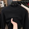 Yiliteng Men's Fleece Lined Crew Neck Sweater