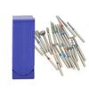 1pc Autoclavable Dental Bur Holder Stand 5-Hole High-Speed Drill Organizer Disinfection Box Storage Case Dental Tool Holder