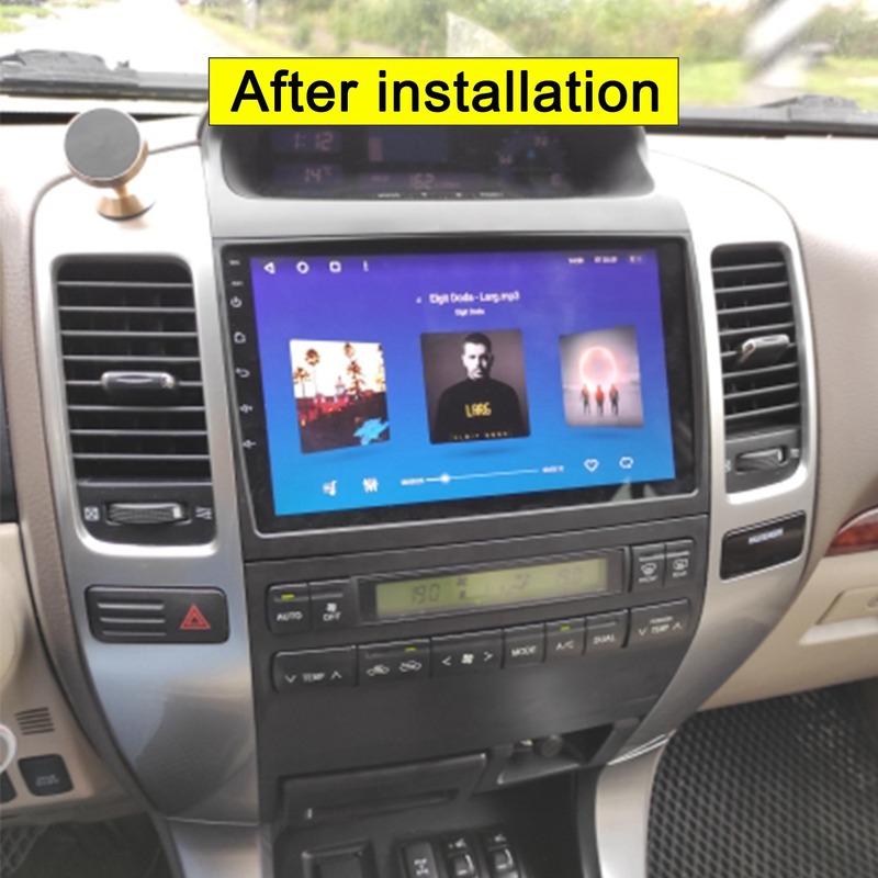 Car Radio Fascia for Toyota Prado 120 J120 DVD Stereo Frame Plate B