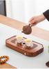Karin Solid Wood One-Person Tea Tray 2025 – Small Household Dry Brew Stand