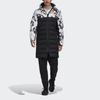 adidas Juve Ssp Dwcoat Juventus Colorblock Soccer/Football mid-length Sports hooded down Jacket Black Men's FT9924